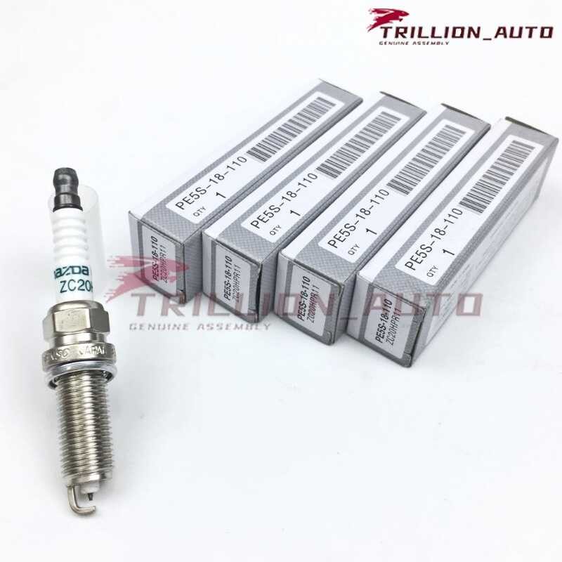 々 หัวเทียนอิริเดียม Pe5s-18-110 Zc20hpr11 สําหรับ Mazda M3 M6 Cx-3 Cx-5