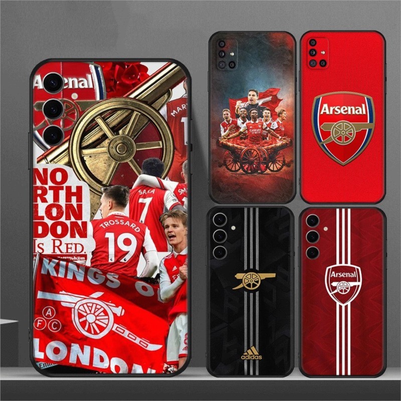 J5T arsenal FC สําหรับ Samsung J2 J4 J5 J6 J7 J8 Plus หรือ Prime Core J730 Pro TPU ซิลิโคนอ่อนนุ่มเค