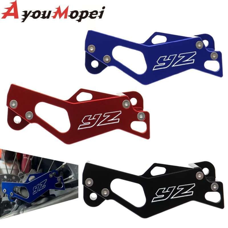 สําหรับ YAMAHA YZ125 YZ250 YZ250F YZ450F รถจักรยานยนต์อลูมิเนียมด้านหลังเบรค Caliper Guard ป้องกัน Y