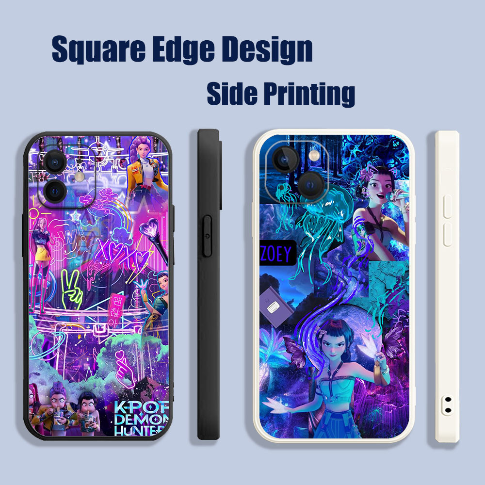 ปลอกสําหรับ infinix Hot 9 Play 10 10S 10i 10Play 11S NFC kpop นักล่าปีศาจ Zoey จาก kdh FXP11 เล่นเคส