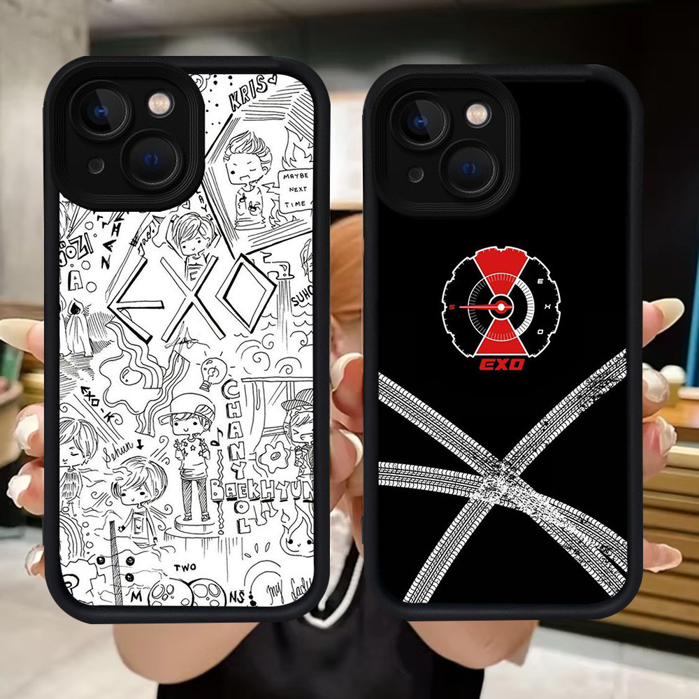 Q21 EXO soft Casing สําหรับ iPhone 14 7 13 6s 6 8 Pro Max Plus