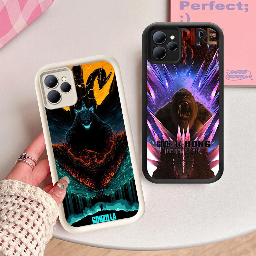 NA-36 Godzilla vs Kong2 ปลอกกันกระแทกสําหรับ Infinix Smart 8 HOT 30 30I 40 Tecno Spark 20 Pova 6 GO 