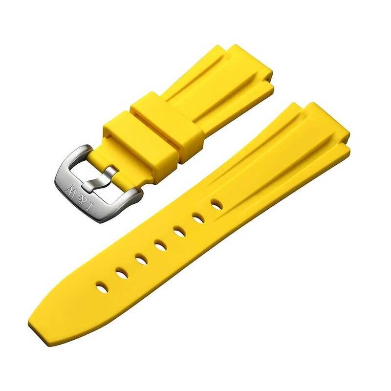 สายเฉพาะสำหรับนาฬิกา I & W 618ซีรีส์และ I & W 58 Tali Jam Tangan Silikon สายหนังสำหรับนาฬิกาข้อมือส