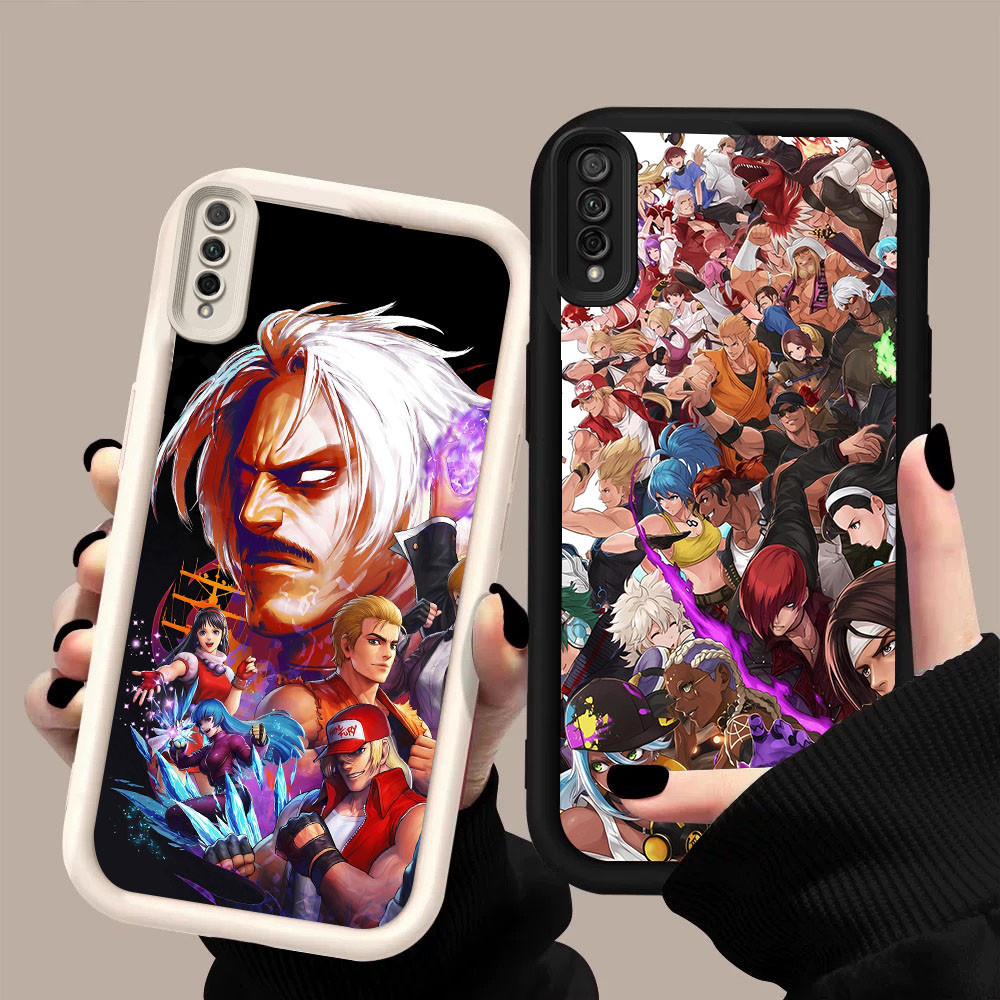 DF-104 King of Fighters หรูหราปลอกอ่อนสําหรับ Samsung A50 A50s M02 A30S A7 A02 A03 A26 Core