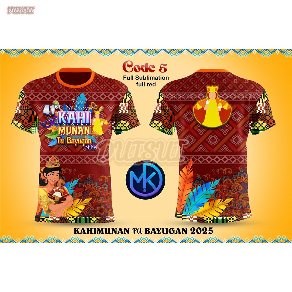 KAHIMUNAN TU BAYUGAN 2025 JERSEY DRYFIT SHIRT - FULL SUBLIMATION SHIRT สําหรับผู้ชายและผู้หญิง UNISE