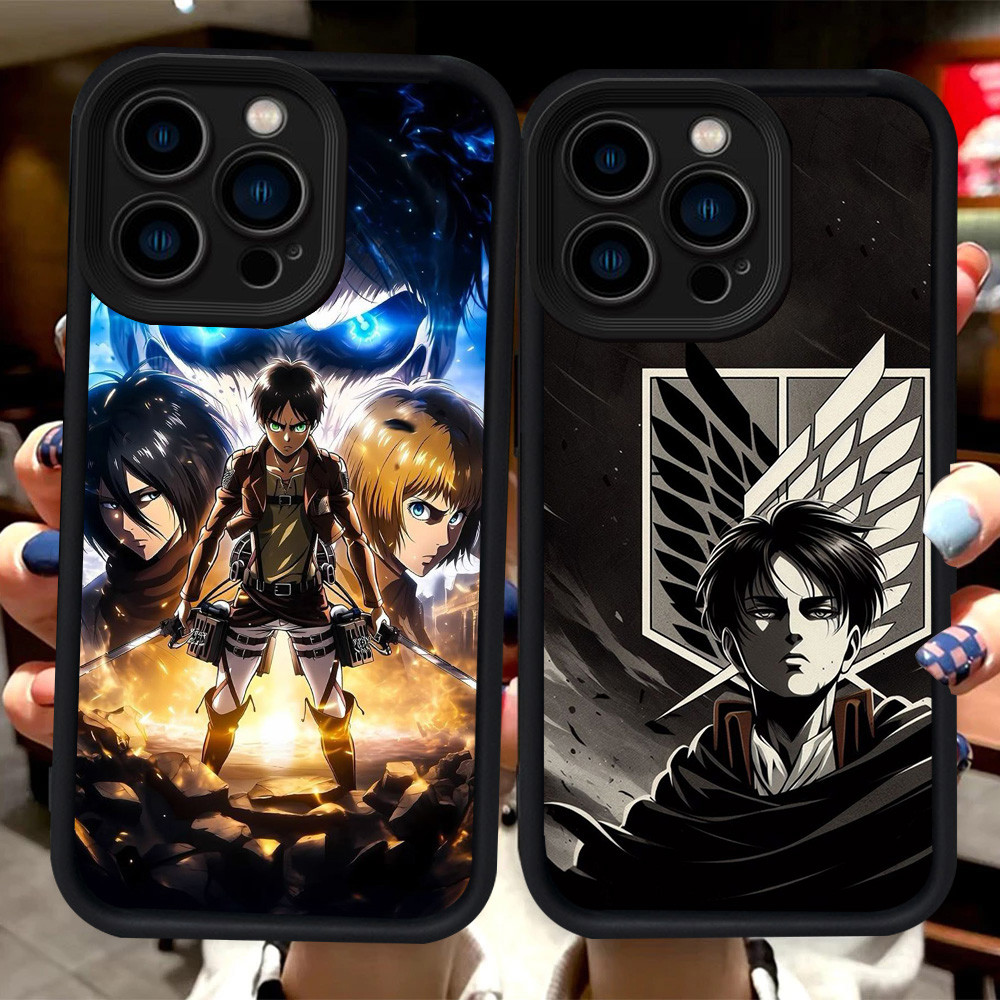 H30 เคส Attack on Titan สําหรับ iPhone 11 8 7 14 12 13 Pro Max Plus