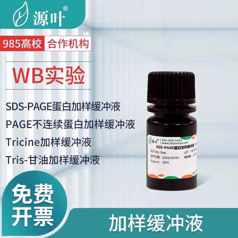 สารละลายบัฟเฟอร์ตัวอย่างใบ SDS-PAGE โปรตีน/PAGE โปรตีนไม่ต่อเนื่อง/สารละลายบัฟเฟอร์ตัวอย่างกลีเซอรอ