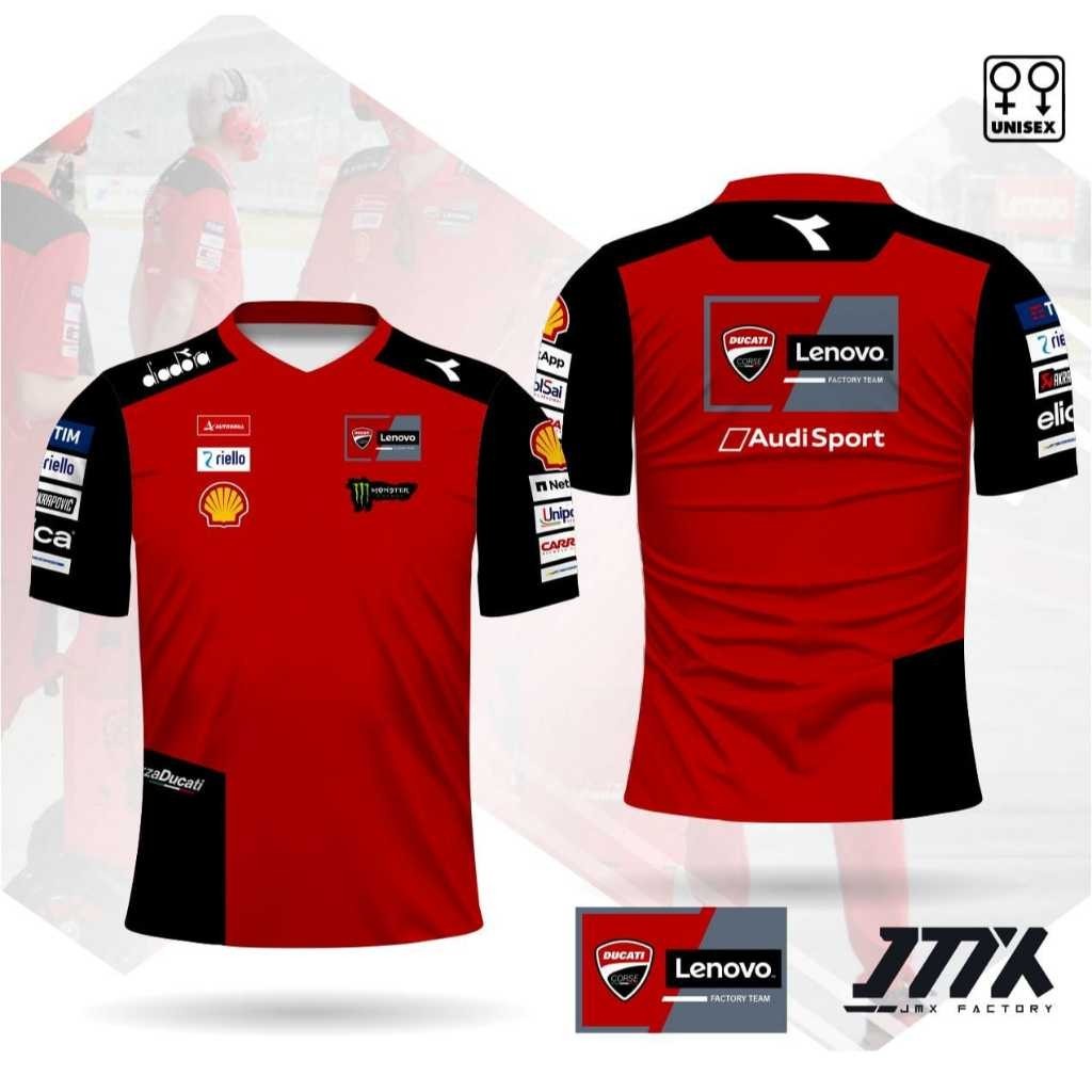 Jersey ลูกเรือ motogp ducati lenovo jersey marquez 2025 เสื้อ motogp ducati