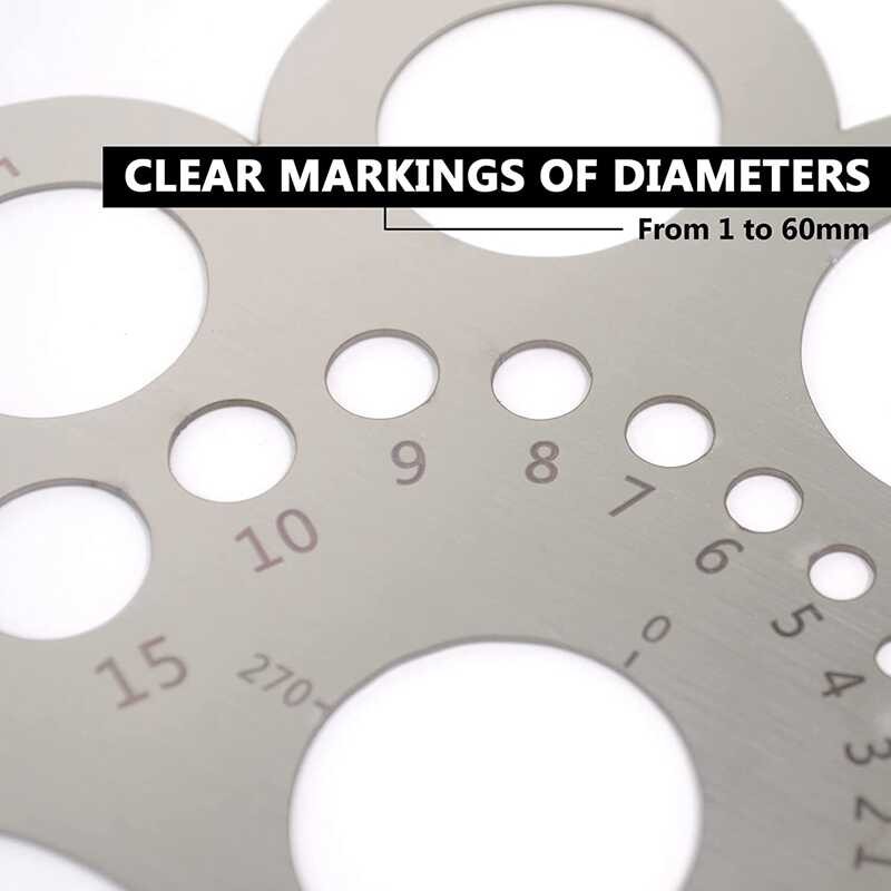 ❤ Leather Cutting Tool Corner Cutter Circle Drawing Template Metal Ruler For Leathercraft Woodw