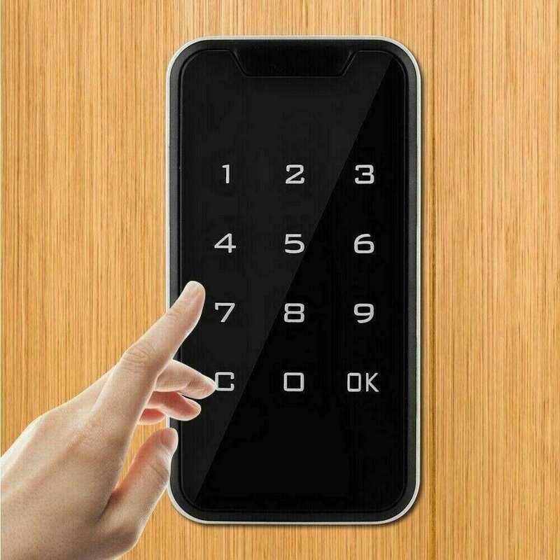 ❤ 【Safe】Smart Digital Door Lock Fingerprint Touch Password Keyless Keypad