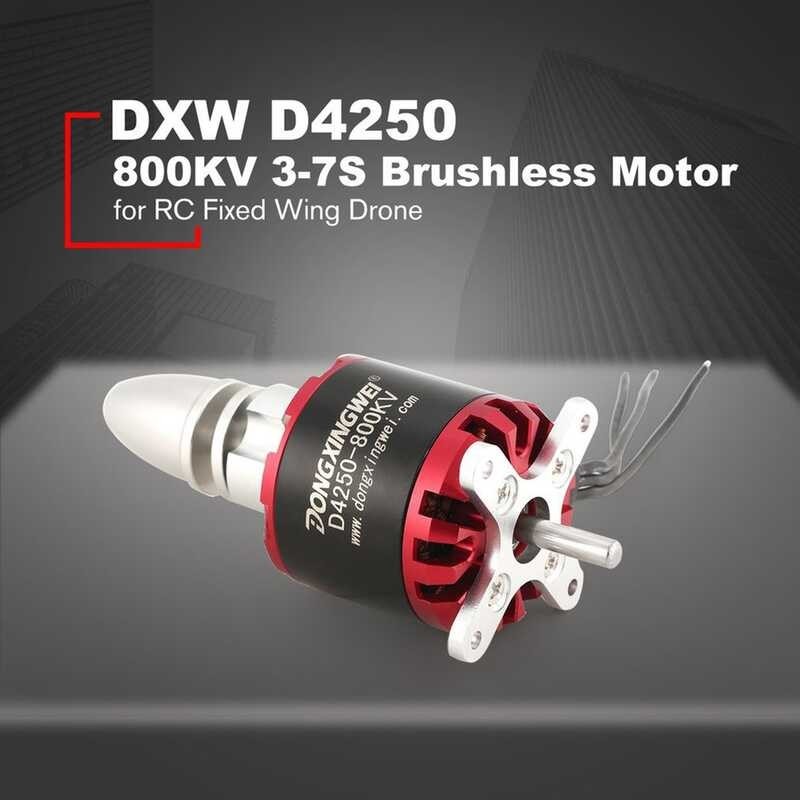 ➧ มอเตอร์ไร้แปรงถ่าน 2-4S DXW D3536 1200Kv สำหรับ RC คงที่ปีก