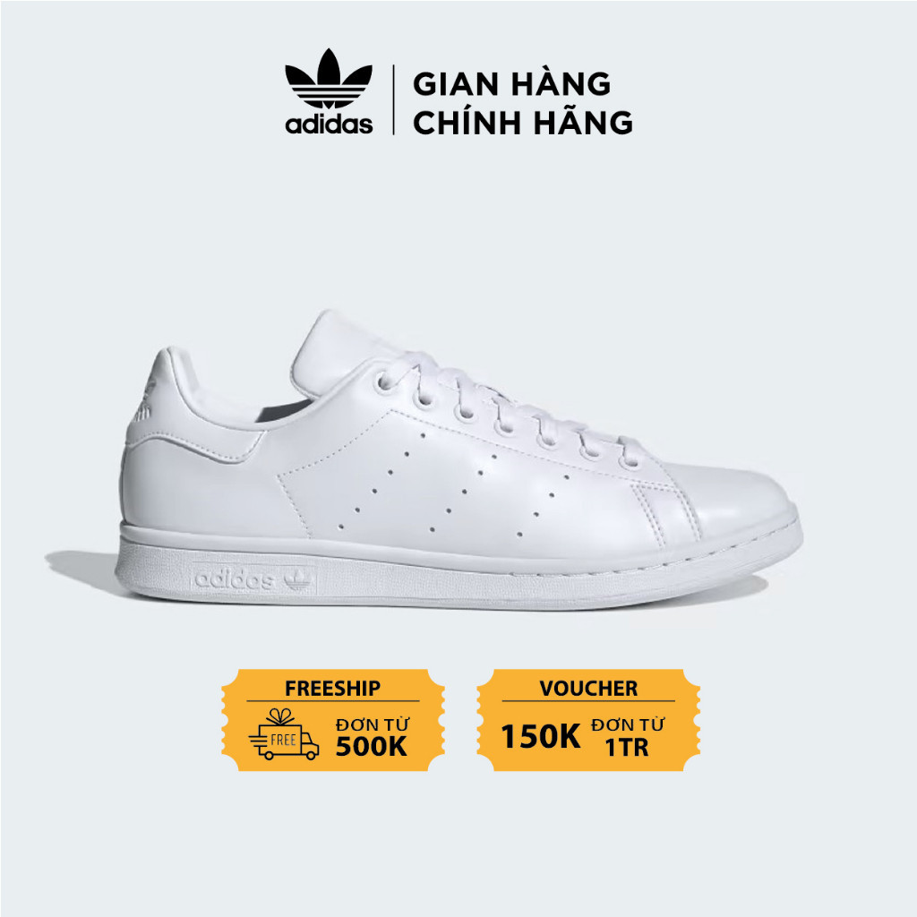 [ ของแท ้ ] Adidas Stan Smith Gs Trips White'Fx5500' FREE SHIP Shoes ]