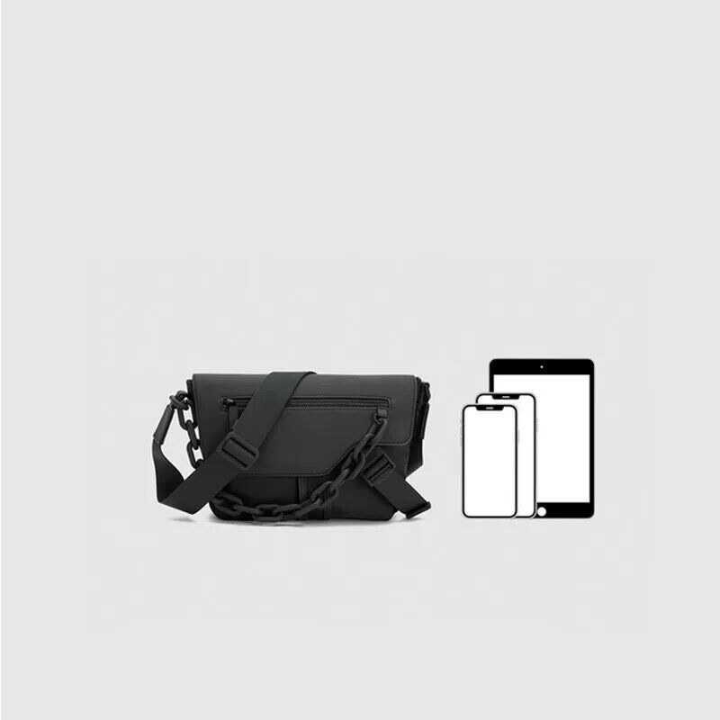 ❤ Zara2023 กระเป๋าสะพายสำหรับผู้ชาย 2022 ใหม่โซ่ตกแต่งอ