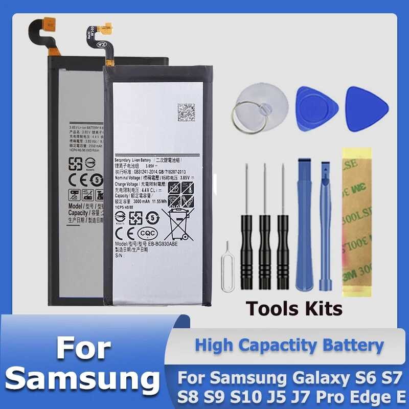 EB-BJ730ABE 3 EB-BG973ABU สำหรับ Samsung Galaxy S6 / S7 ขอบ S8 S9 S10E S10 พลัส J5 J