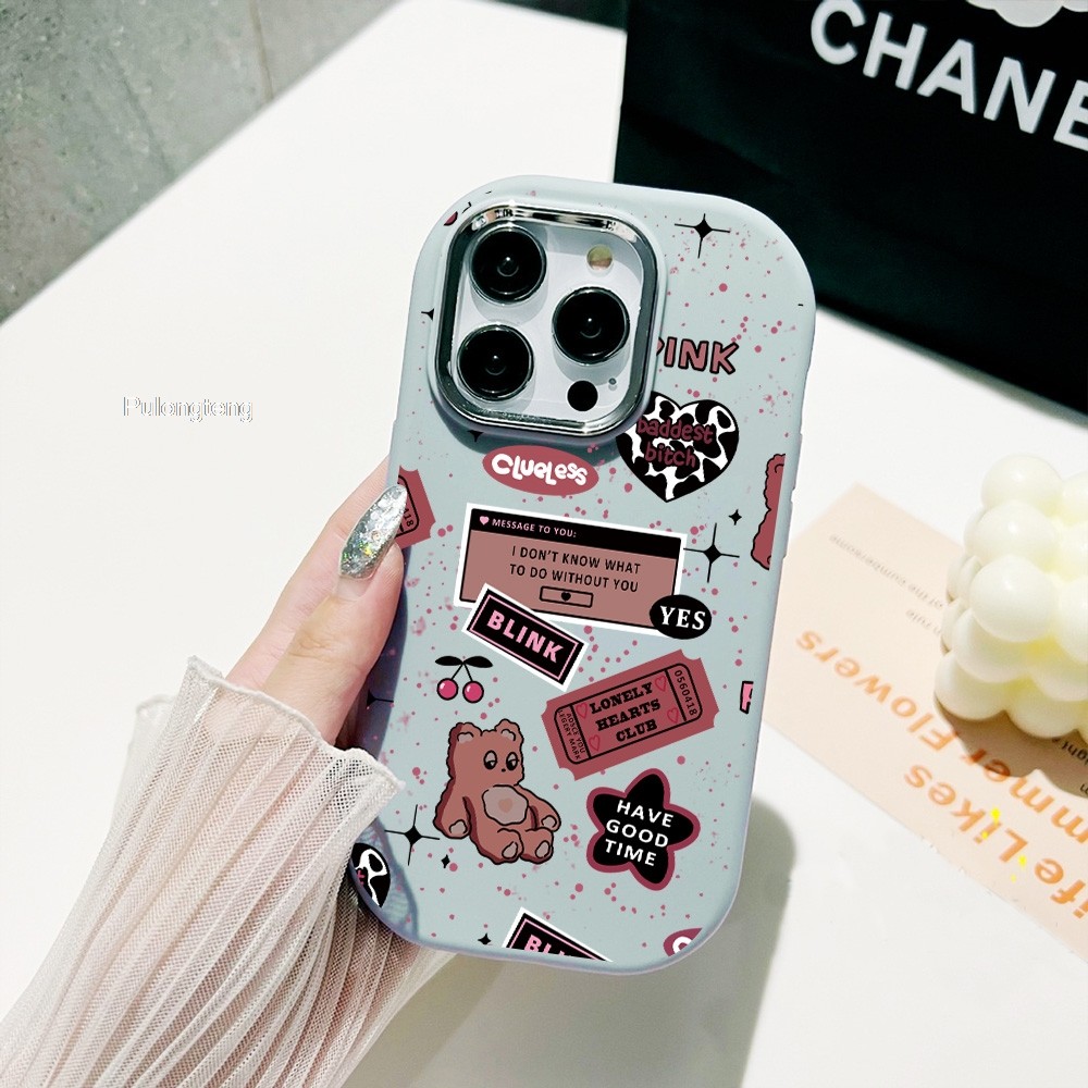 Cool Black Heart LeatheriPhone เคสโทรศัพท์สุดหรู Vivo IQOO U3 IQOO U3X 5G