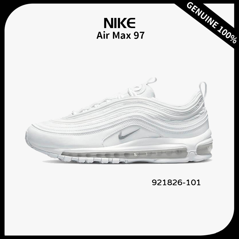 ฟิกเกอร์ ของแท้% 100 NIKE Air Max 97 921826-101 จัดส่งทันที รองเท้า