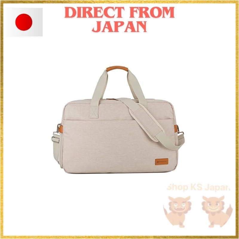 【ส่งตรงจากญี่ปุ่น】Nordace Siena Weekender กระเป๋าอัจฉริยะ พร้อมพอร์ตชาร์จ USB กันน้ํา สีเบจ ได้รับแ