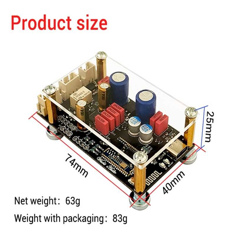 ❤ DIPPRUN Qcc3034 Qcc5125 บอร์ดถอดรหัสบลูทู ธ ไฮไฟ 5.1 ถอดรหัสไ