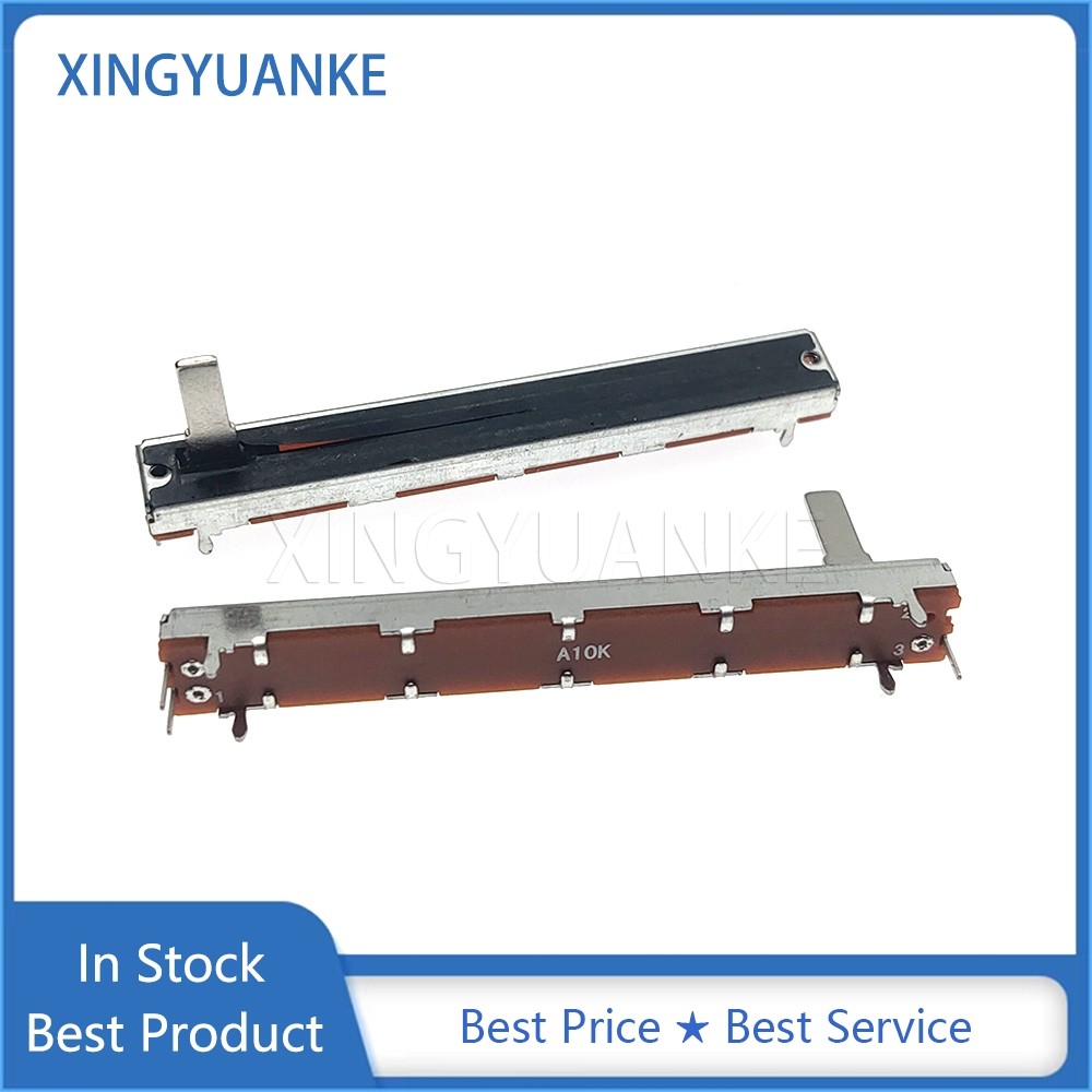 5 ชิ้น/ล็อต SC6021N Single Channel Mixer Fader A10K A103 75 มม.ตรงสไลด์ Potentiometer Travel 60 มม.ค