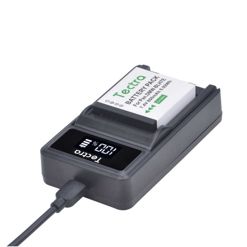 Δ Dmw-Blh7 DMW Blh7e Blh7pp แบตเตอรี่ + เครื่องชาร์จไฟ LED สำหรับ