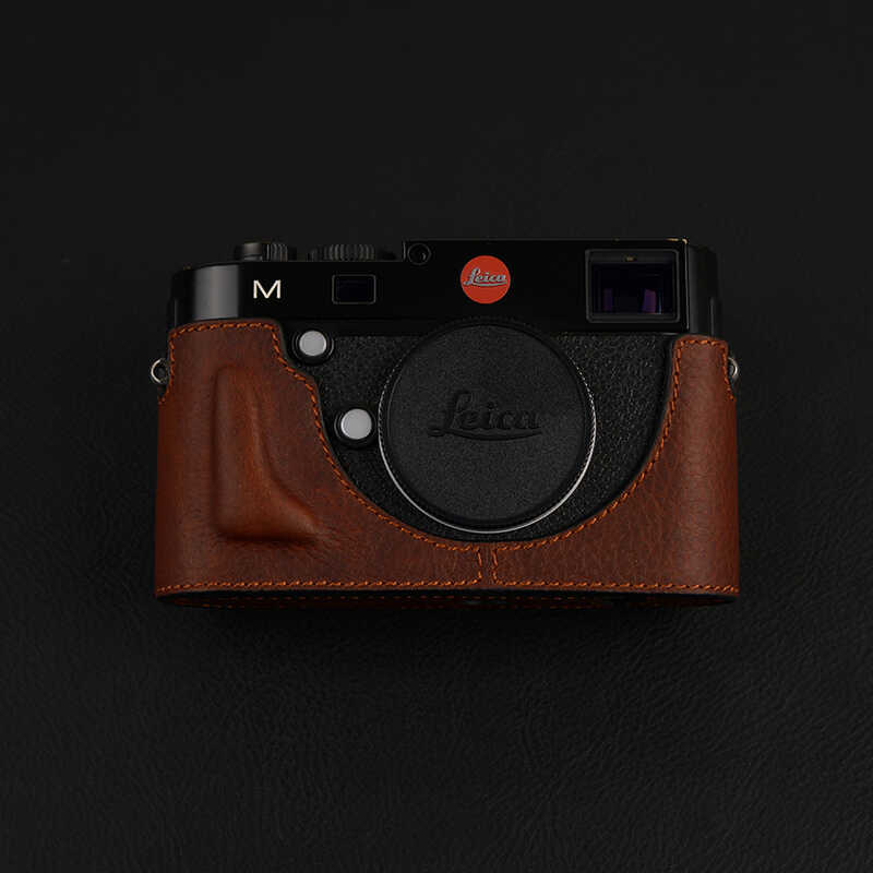 Δ กระเป๋ากล้องหนังแท้แฮนด์เมดสำหรับ Leica Me240 M240 M240p MD