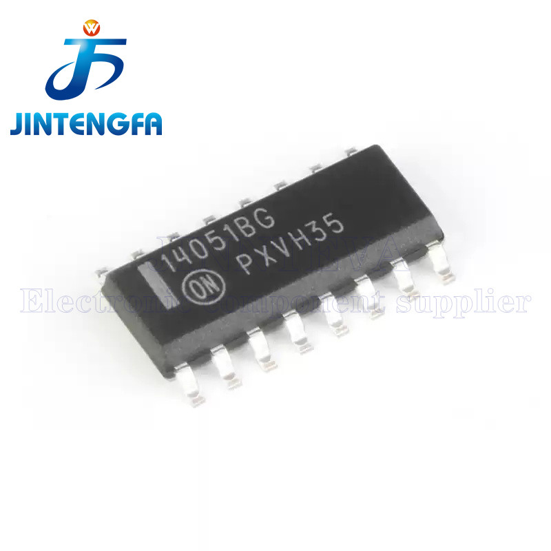 10PCS MC14051BDR2G MC14052BDR2G MC14053BDR2G 14051BG 14052BG 14053BG MC14053 SOP16 SMD Multiplexer สวิทช์ ICs SOP IC