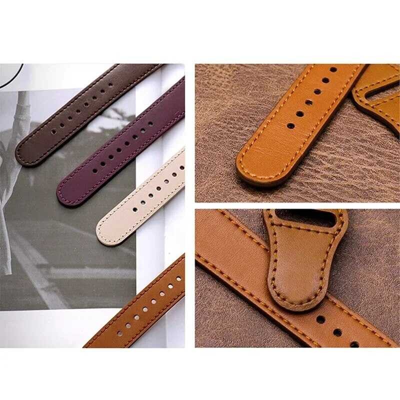 Strap Leather For Galaxy 4 5 6 44Mm 40Mm 4 6 Classic 47Mm 43Mm 42Mm Quick Fit Bracelet For Galaxy 5