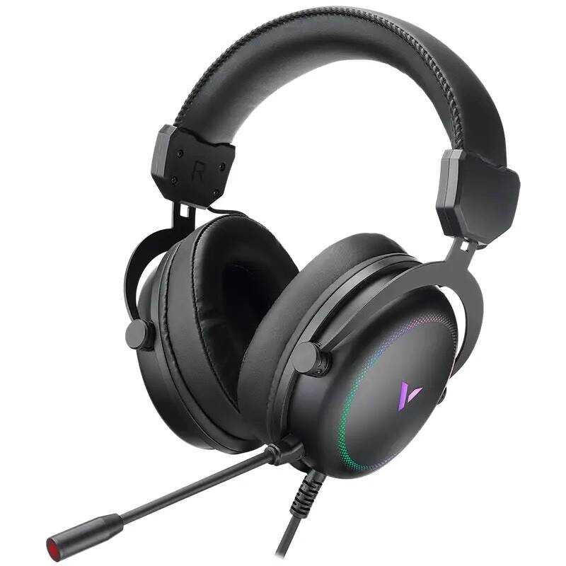 Rapoo Rapoo VH300S ชุดหูฟังแบบมีสาย ชุดหูฟังคอมพิวเตอร์สําหรับเล่นเกมเสียงเซอร์ราวด์สเตอริโอ 7.1 ช่อ