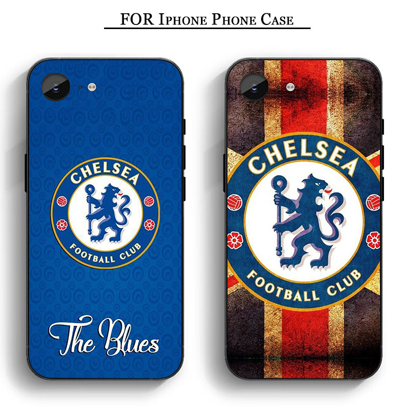 CU53 สโมสรฟุตบอลเชลซี iPhone 11 12 Pro Max Mini 6 7 8 Plus Plus 6S X XS Max XR SE Soft Case