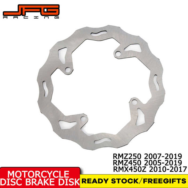 JFG Racing Motorcycle Rear Brake discs Brake Rotors For RMZ250 RMZ450 RMX450Z RMZ 250 RMZ 450 RMX 4
