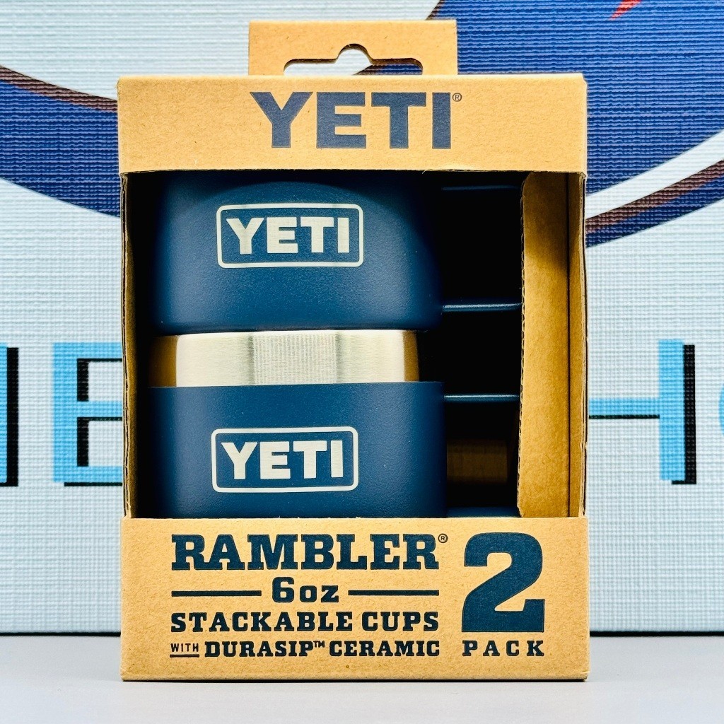 ♞แก้วเยติของแท้ %   YETI RAMBLER 6oz  Stackable Mug ( 2 Pack ) - ได้แก้ว 2 ใบ - ( ไม่มีฝา ) โปรดอ่า