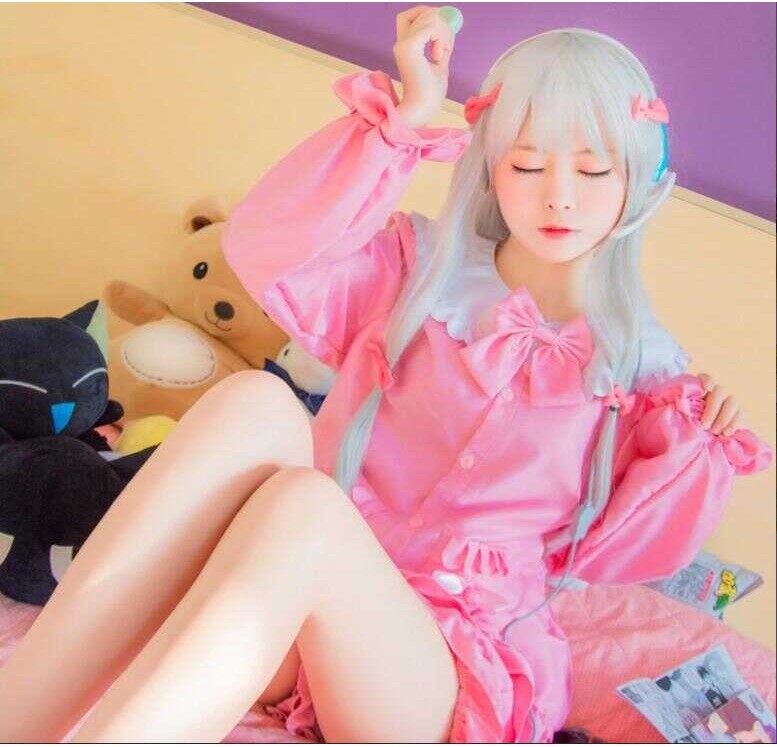 [Lxyh- COSER King] Anime Izumi Sagiri Cosplay ชุดคอสเพลย์ ชุดคอสเพลย์การ์