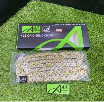 AJI RACING SPOCKET CHAIN 428H 428 H (โซ่ทอง ) CHAIN & ORING CHAIN