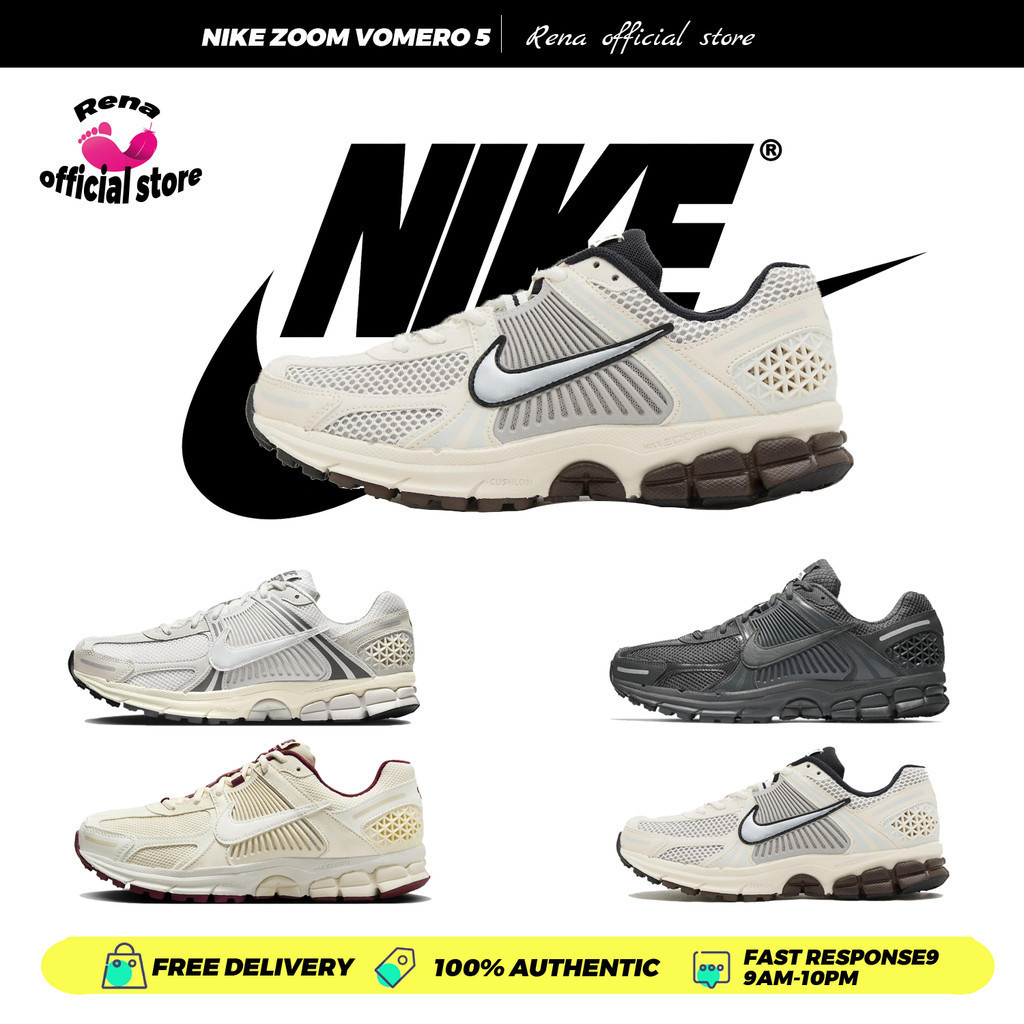 【ของแท้】รองเท้า NIKE ZOOM VOMERO 5 unisex (EU35-46）รองเท้าNike