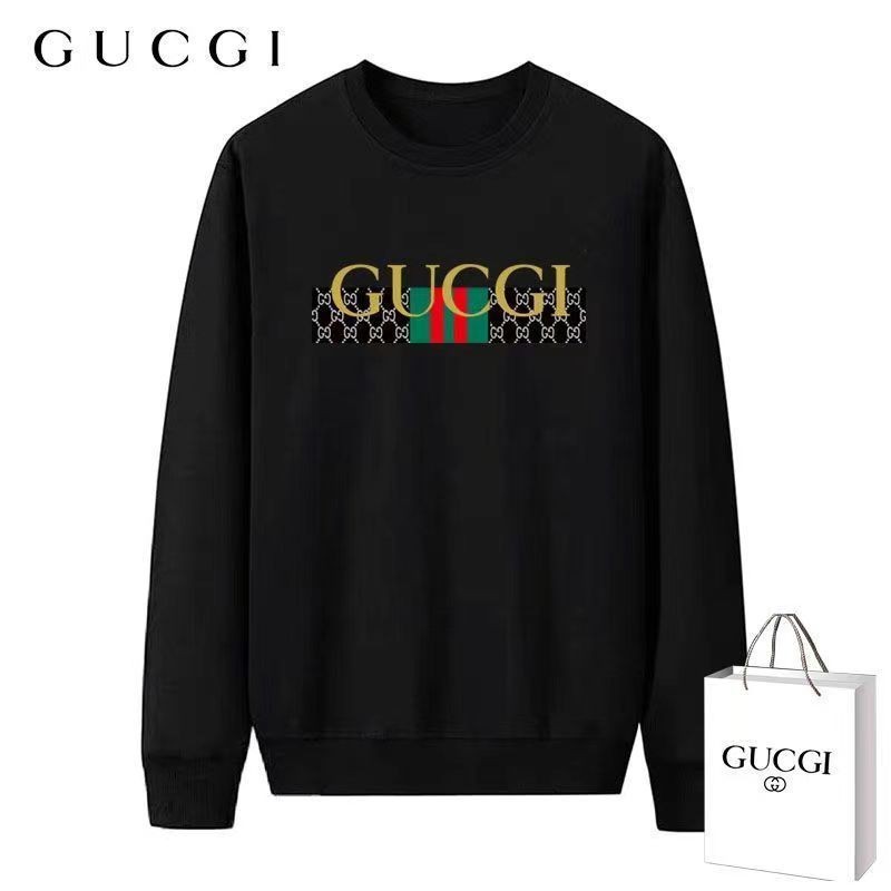 Gucci ฤดูใบไม้ร่วงและฤดูหนาวผ้าฝ้ายแท้ใหม่ Double Cool เสื้อกันหนาวสําหรับผู้ชายและผู้หญิง,อินเทรนด์