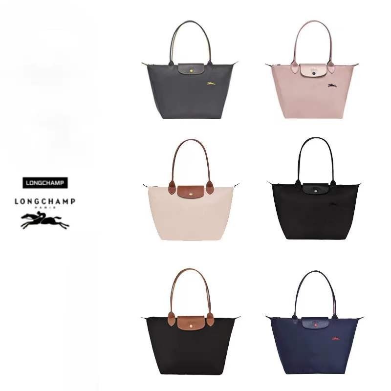 คลังสินค้าพร้อมต้นฉบับและแท้ 100% Longchamp Le Pliage 1899/2605/1621 919 กระเป๋าสะพายขนาดใหญ่ของผู้