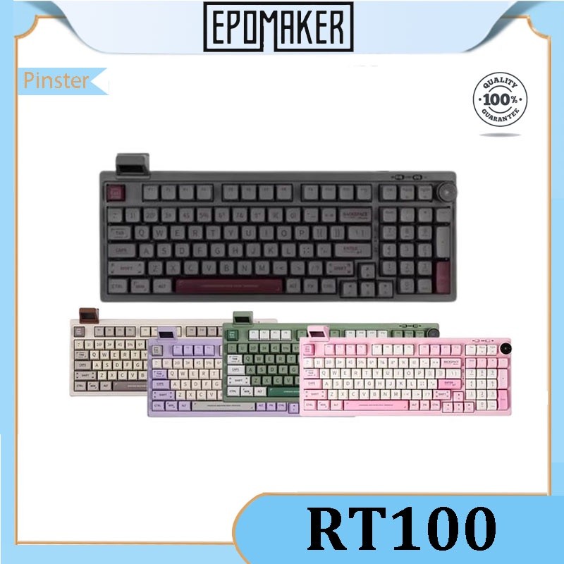 Epomaker RT100 ปะเก็นคีย์บอร์ดไร้สาย