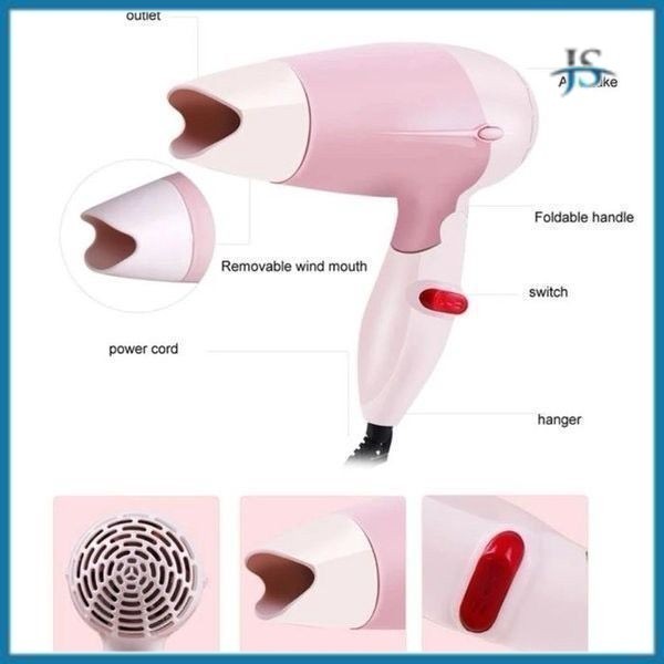 Js SHOP1688 เครื่องเป่าผมเครื่องเป่าผมแบบพับได้/mini Hairdrayer/เครื่องเป่าผมแบบพกพา