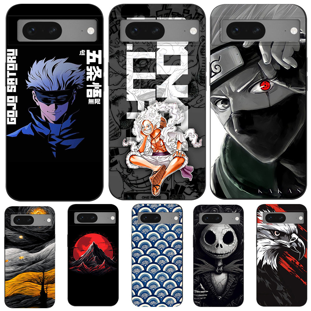 สําหรับ Google Pixel 7 สําหรับ Google Pixel 7 Pro Soft Case เคส tpu สีดํา Cool Anime