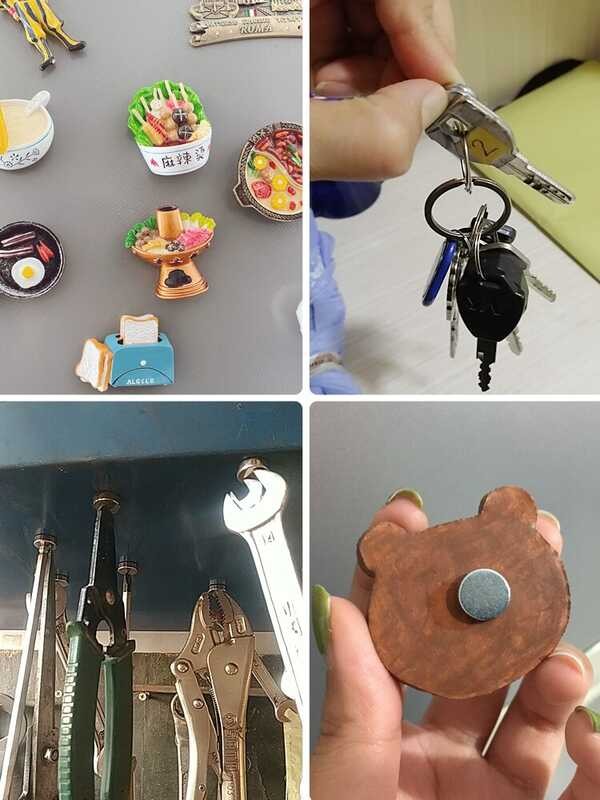 Very 🍀 Strong N52 Neodymium Neodium Magnets For Fridge Aimant Super Ima Magnit Rare Earth Magn