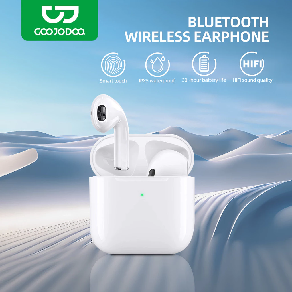 GOOJODOQ หูฟัง TWS Bluetooth ไร้สาย สัมผัสคอนโทรล มีไมค์