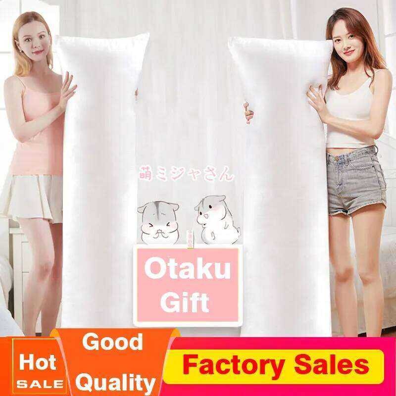 หมอนและหมอนข้าง 150x50 ซม.ยาว Dakimakura Hing ด้านในอะนิเมะ Body Core หมอนสีขาวภายในบ้านใช้ Sleep Cu