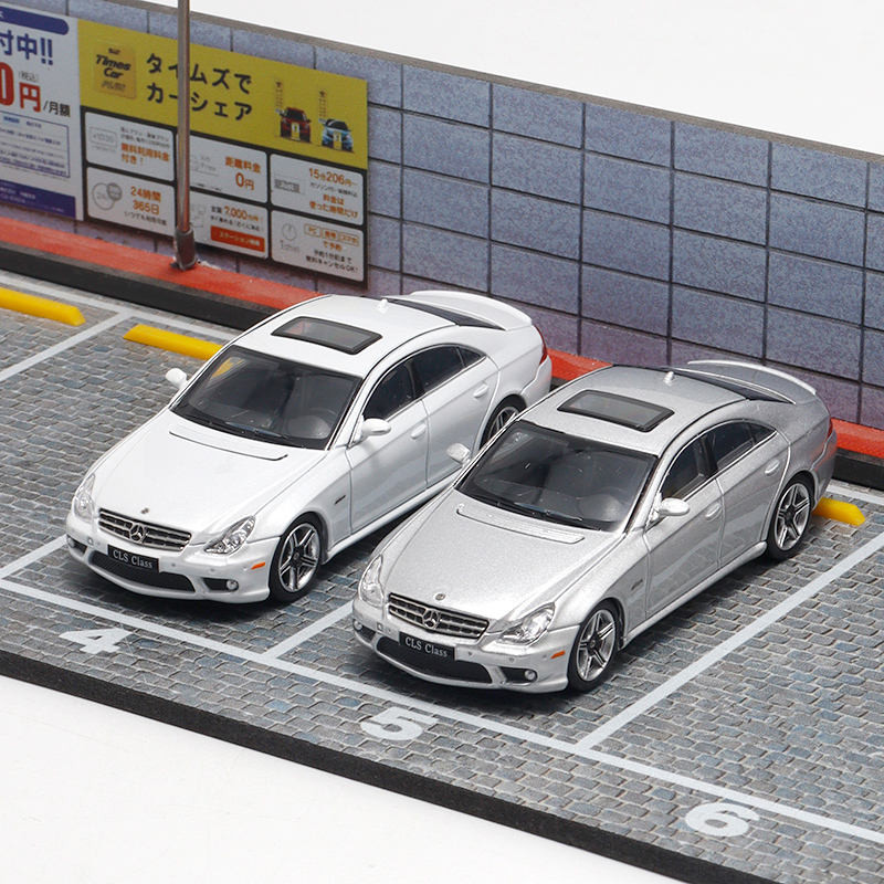 FH 1: 64 Mercedes-Benz CLS63 AMG รุ่นที่ 1 Mk1 C219 จําลองรถรุ่นเครื่องประดับ