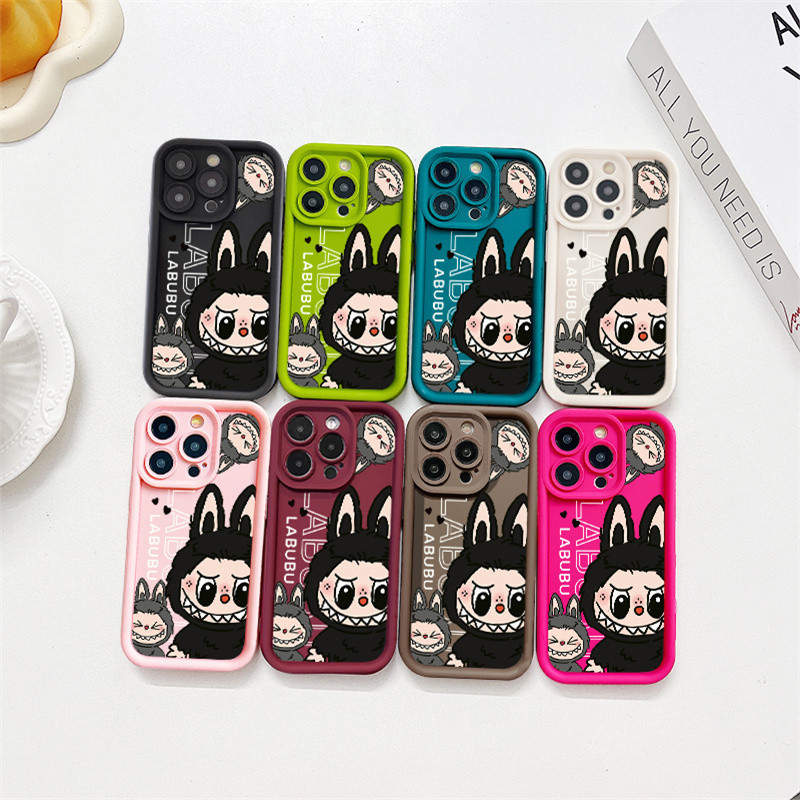 ปลอกสําหรับ Samsung Galaxy A02 A02S A03 Core A04 A05 A10 A10S M02 M02S M10 การ์ตูนน่ารัก Graffiti Labubu ซิลิโคนนุ่มกันกระแทกเคสโทรศัพท์