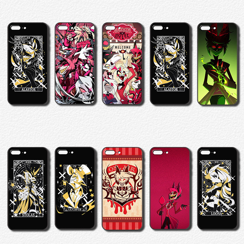 Soft black TPU phone case for Samsung Galaxy S10 S11E S10E S20 Fe Ultra Lite Plus Hazbin Hotel case