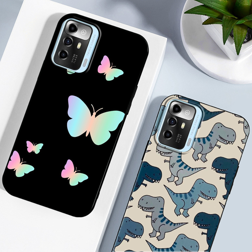 สําหรับ ZTE Blade A72 5G กลับฝาครอบโทรศัพท์ป้องกันซิลิโคนนุ่มสีดํา Tpu MS10176 รูปแบบต่างๆของเคสโทรศัพท์ ราคา ถูกที่สุด ดีลบีเคเค แกลเลอรีภาพที่ 4