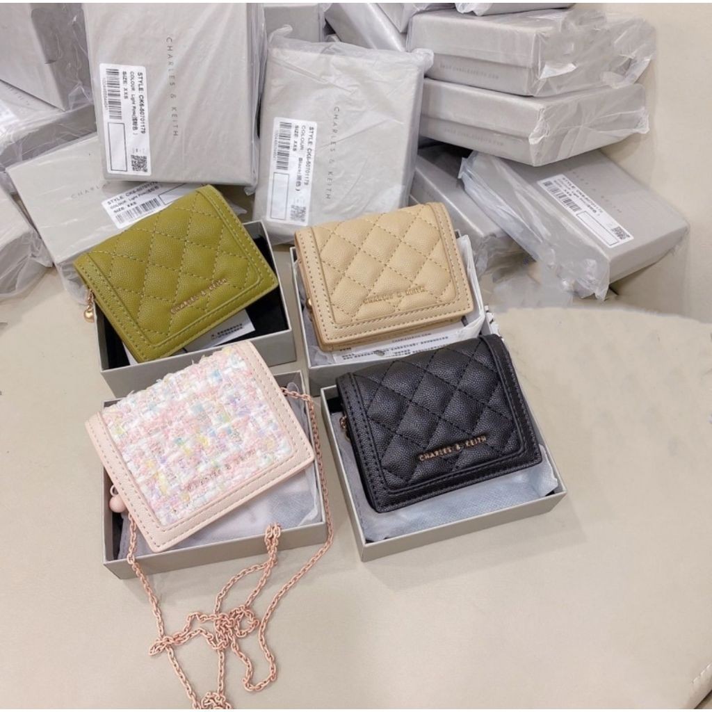 Micaela Quilted Cardholder-Mini Wallet Ck Women 's Wallet 23856