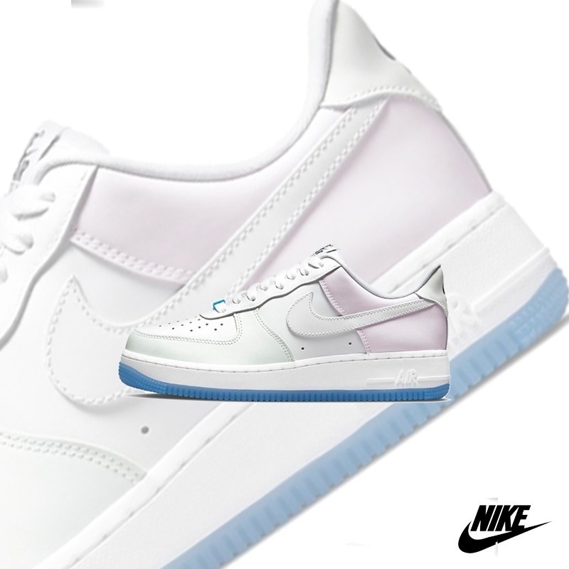 obt ♞,♘,♙NIKE AIR FORCE 1 LOW 07 LX "PHOTOCHROMIC" RETRO SNEAKERS รองเท้าสเก็ตบอร์ดสำหรับผู้ชายและผ