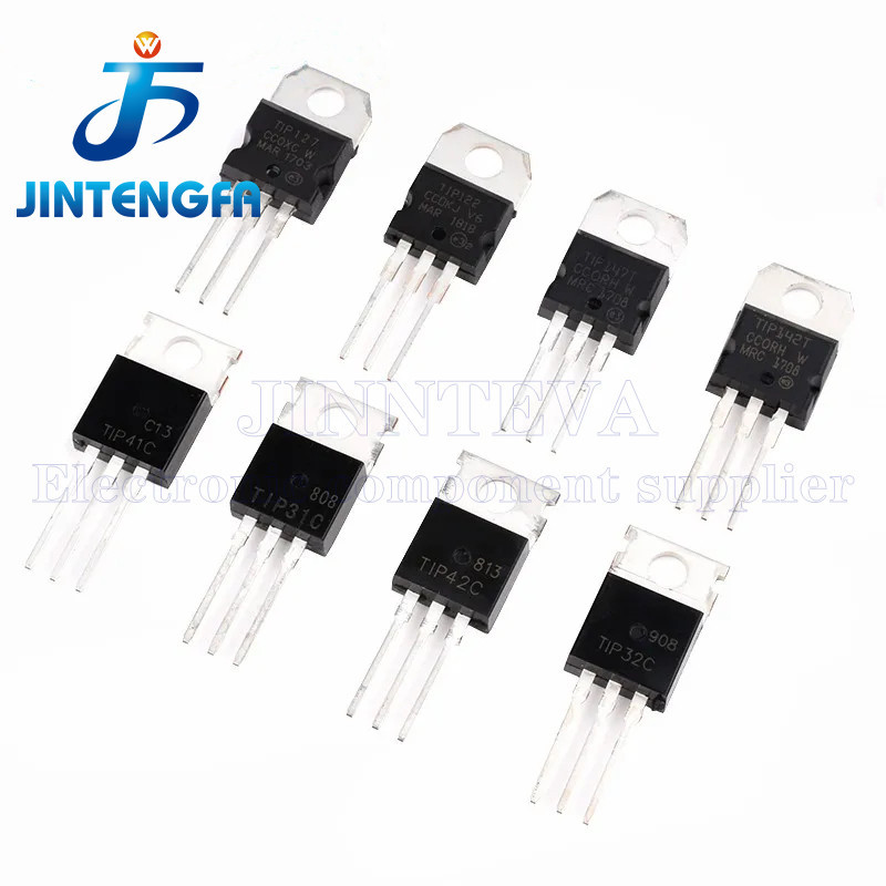 หลอดคริสตัลสองหลอด Triod 10PCS TIP122 TIP127 MJD122 MJD127 TO220 TO252 MJD122T4G J122G MJD127T4G J12