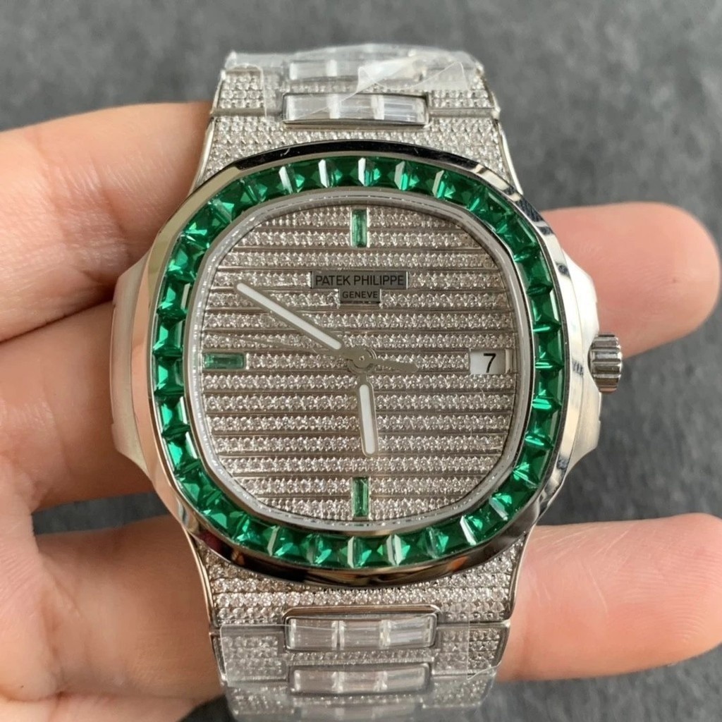 Tw Factory นาฬิกา Pedar Pedo กีฬา Elegant Series 5719/10G-010 Parrot Snail Gypsophila เพชรอัตโนมัติ